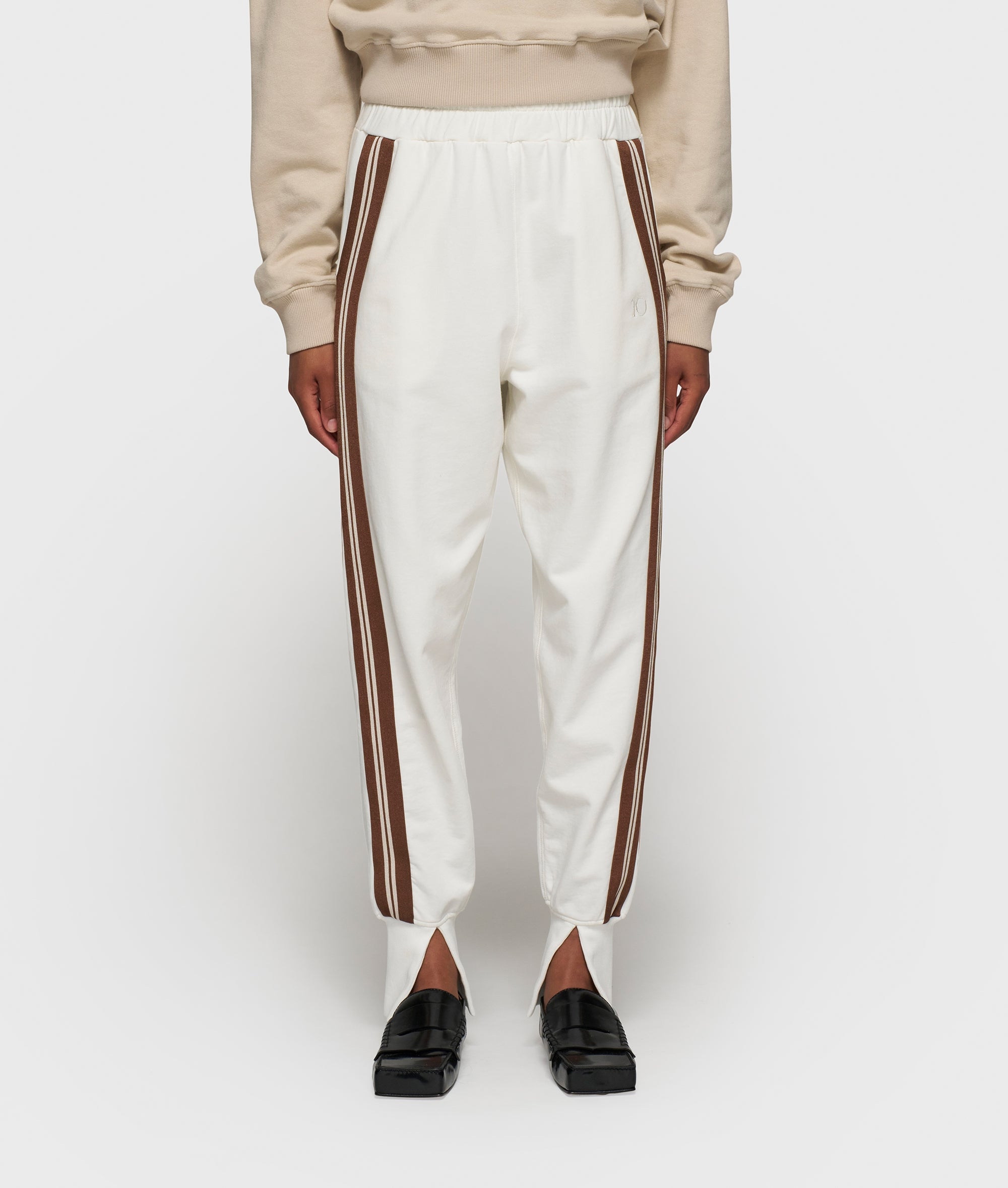 10DAYS Ballet Jogger Tape Ecru