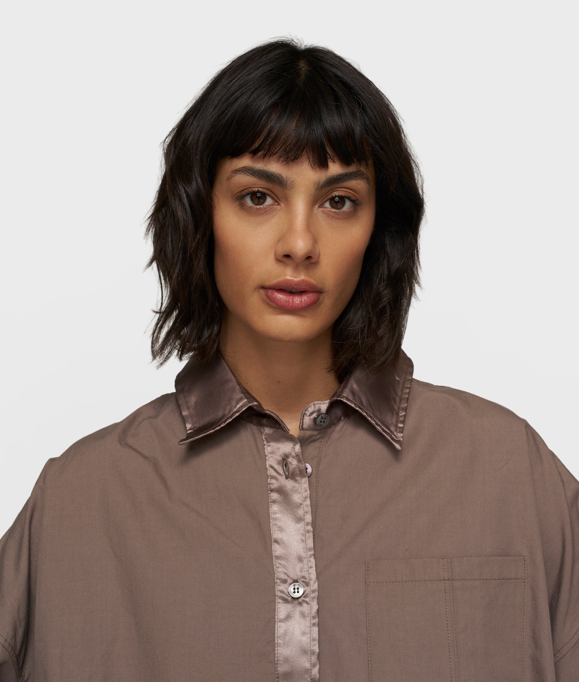 10DAYS Cropped Smoking Blouse