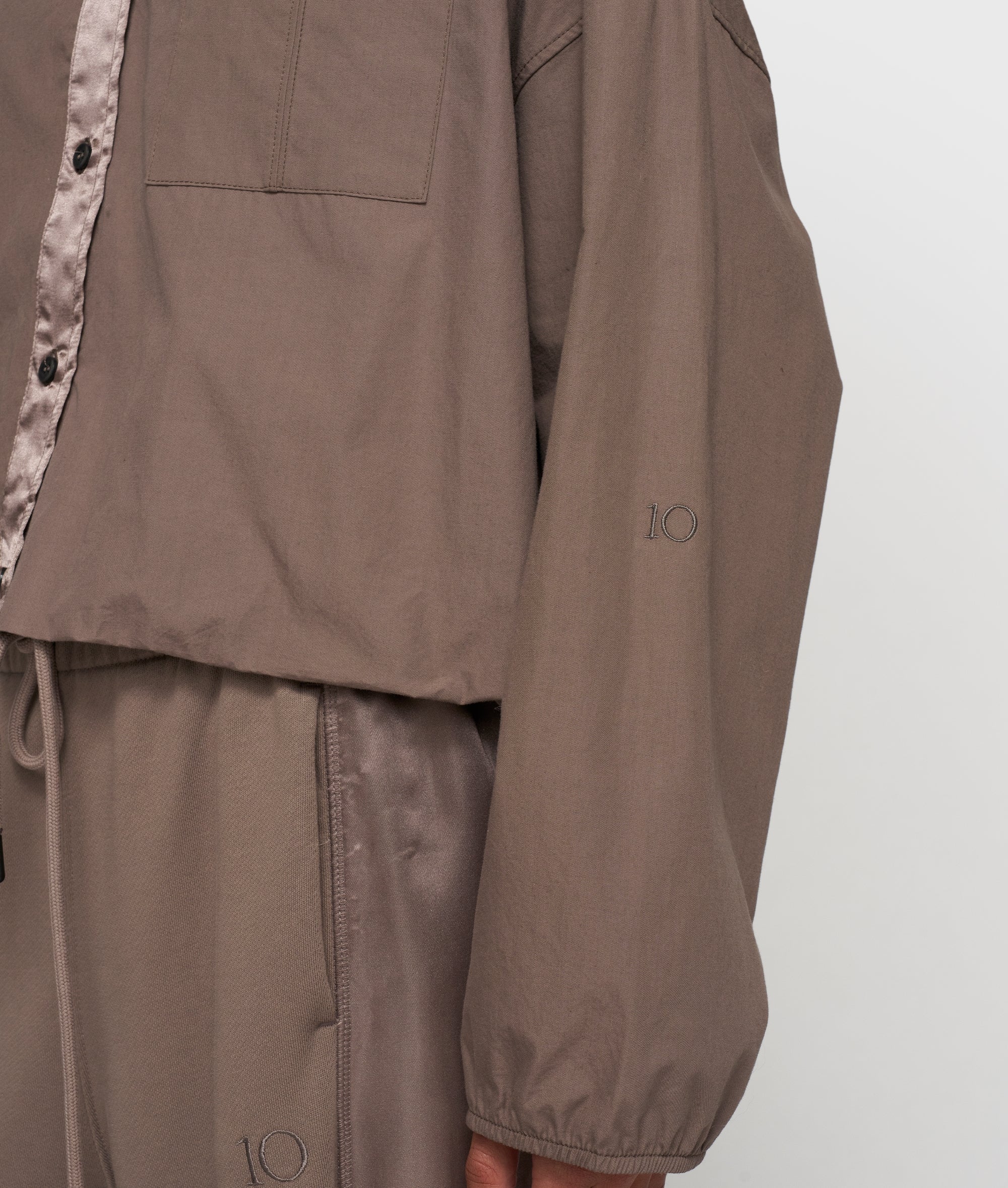 10DAYS Cropped Smoking Blouse