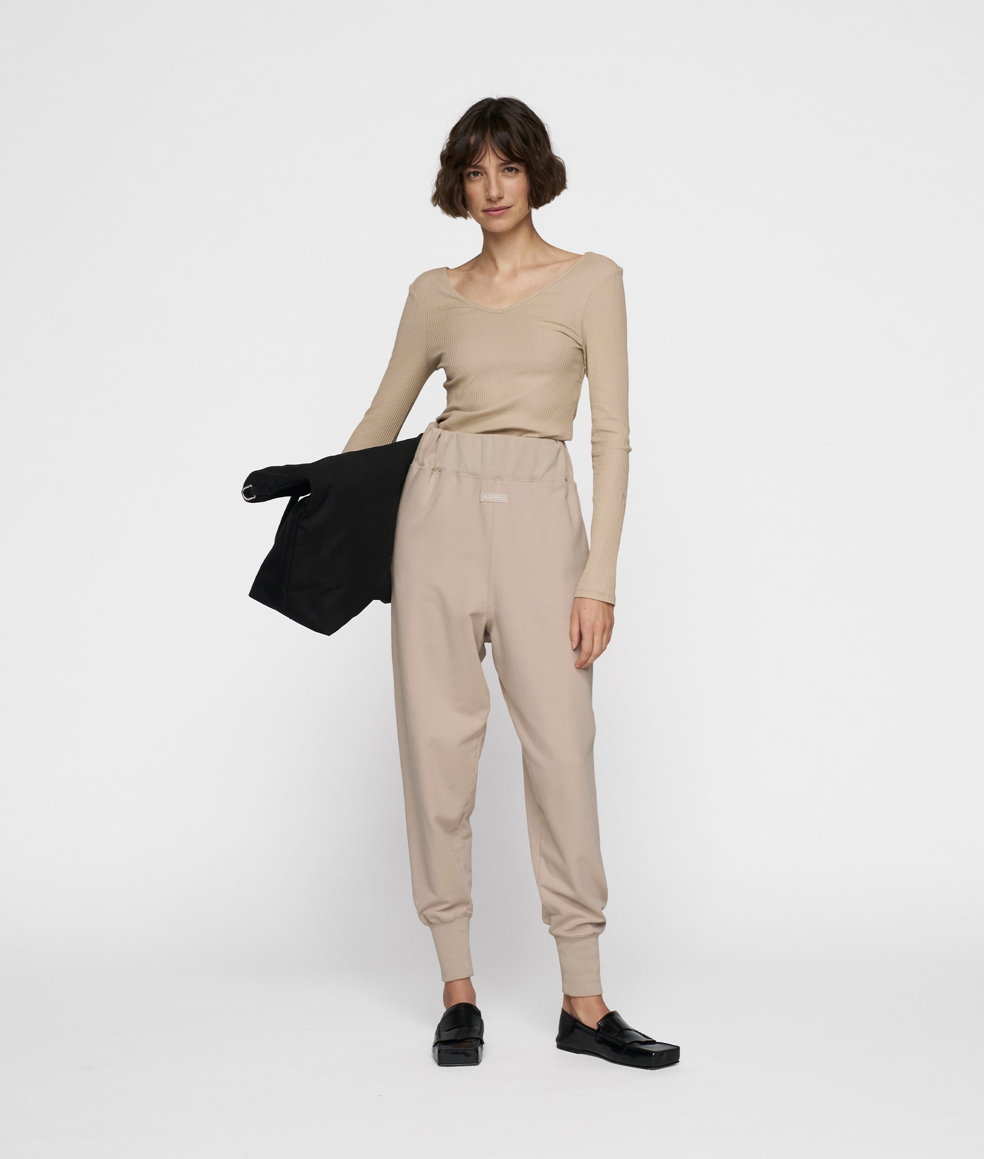 10DAYS V-Neck Long Sleeve Ballet Top Rope