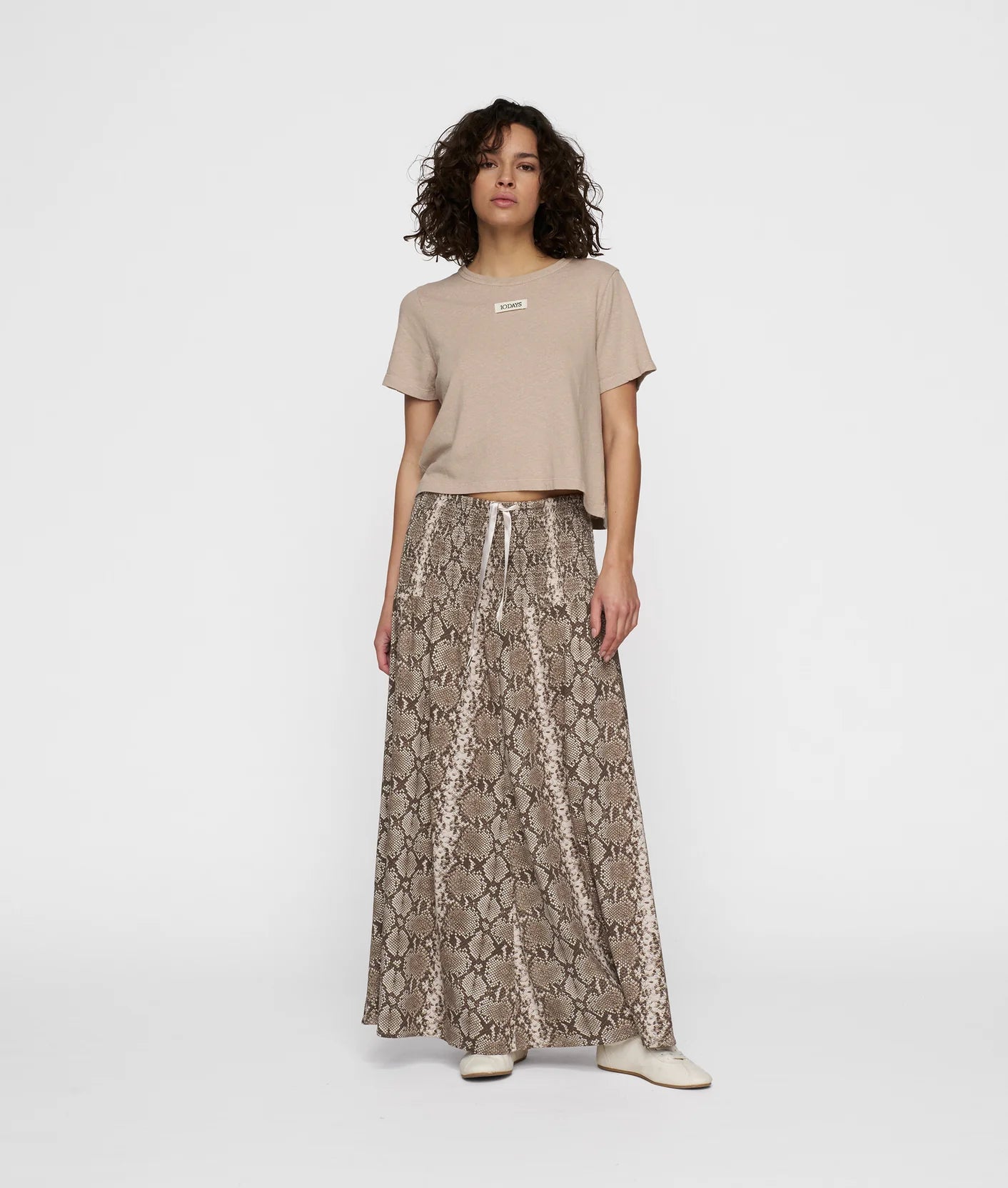 10DAYS Petite Tee Linen Rope