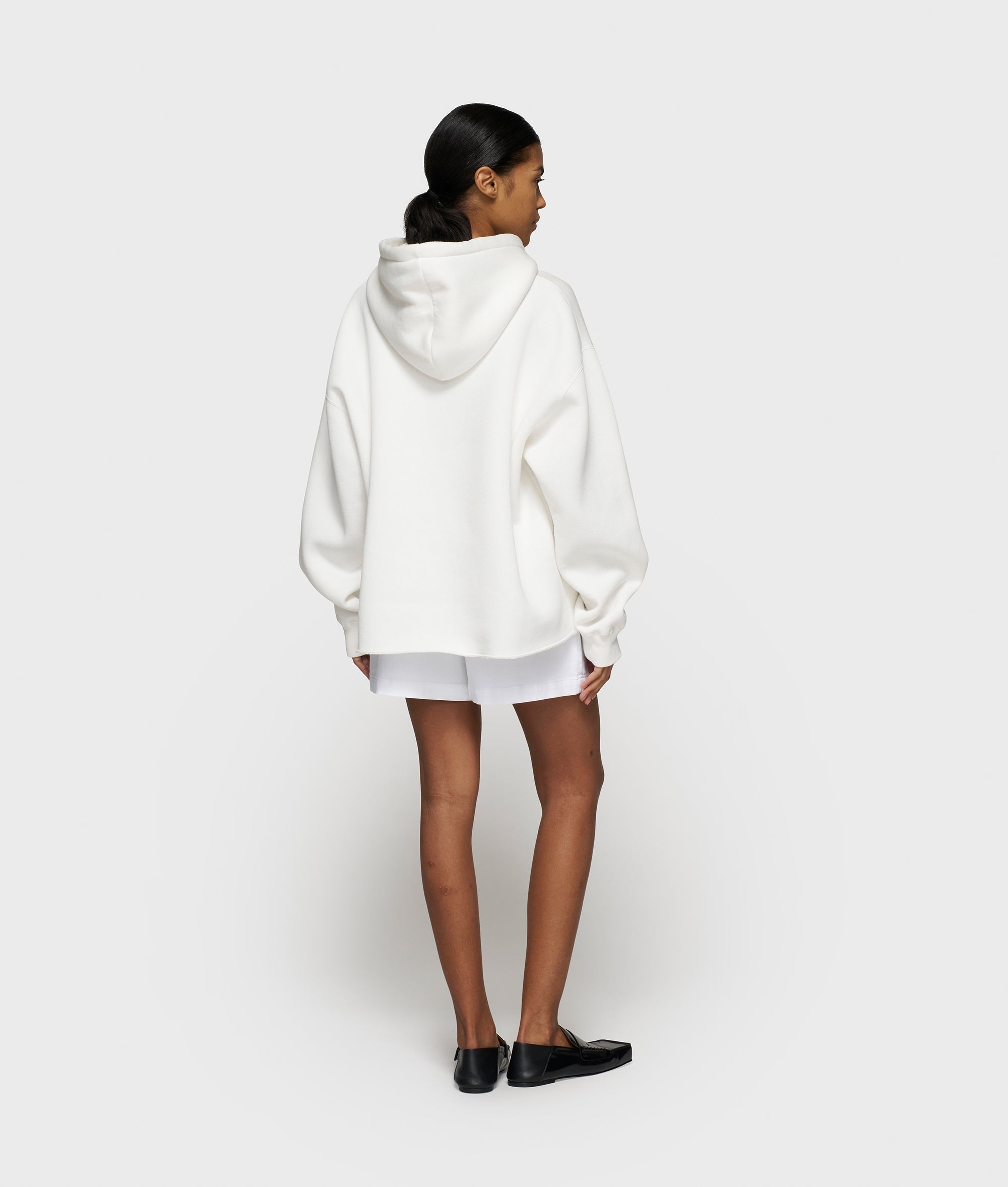 10DAYS Statement Logo Hoodie Ecru