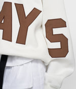 Lade das Bild in den Galerie-Viewer, 10DAYS Statement Logo Hoodie Ecru
