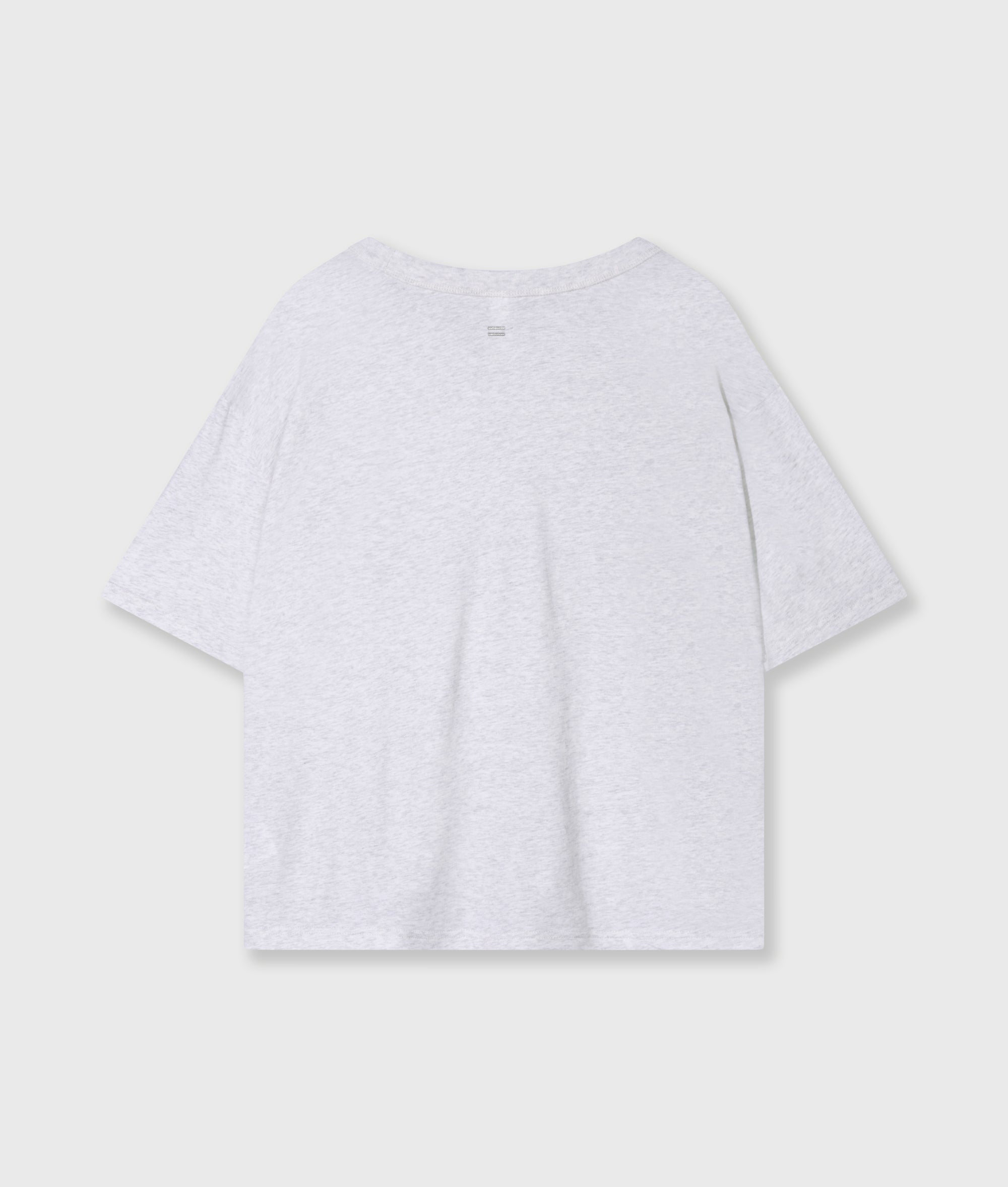 10DAYS Crew Neck Tee Logo White Grey Melee