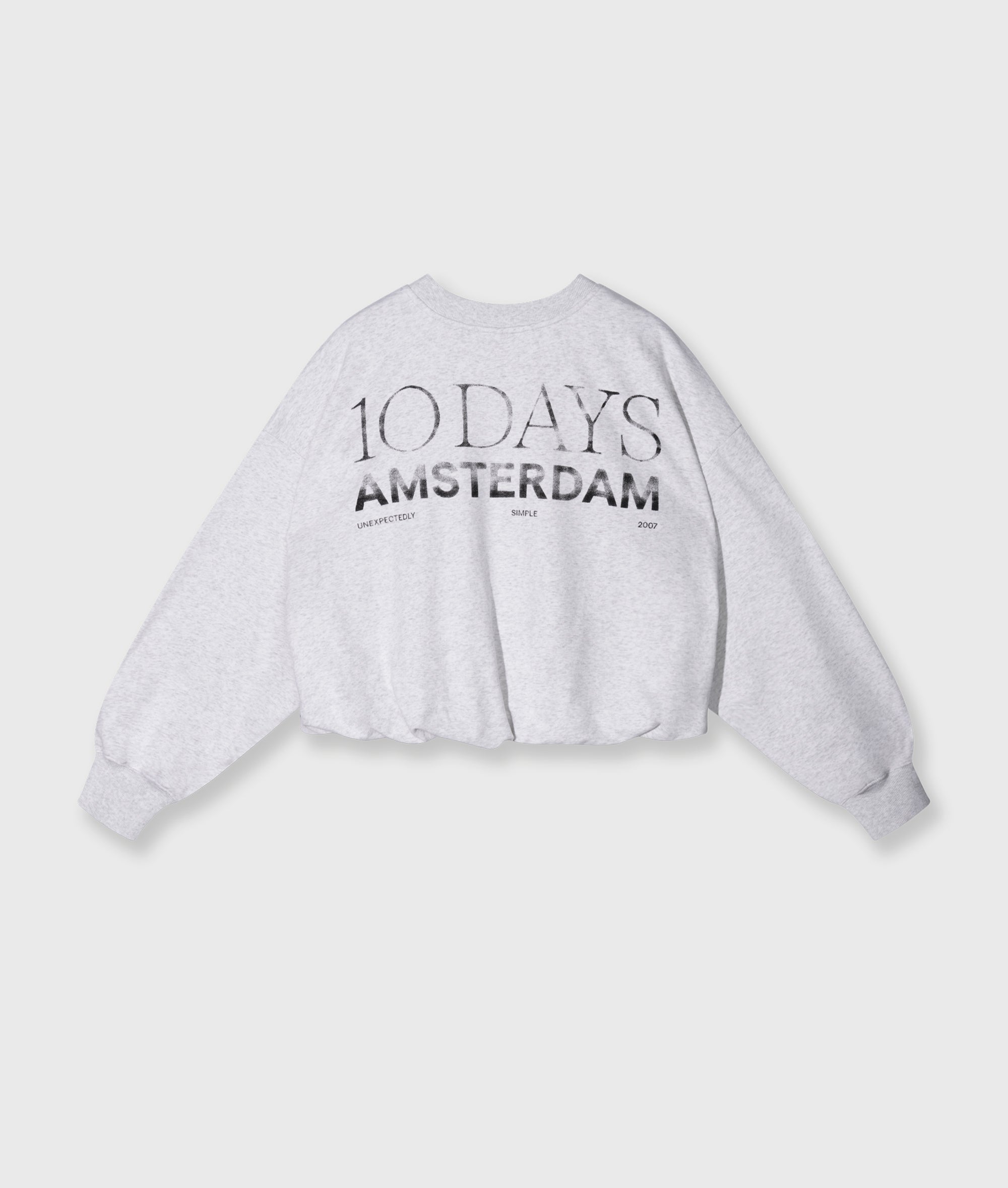 10DAYS Pleated Sweater Back Stamp
