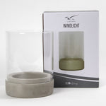 Lade das Bild in den Galerie-Viewer, Beton Glas Windlicht
