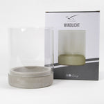 Lade das Bild in den Galerie-Viewer, Beton Glas Windlicht
