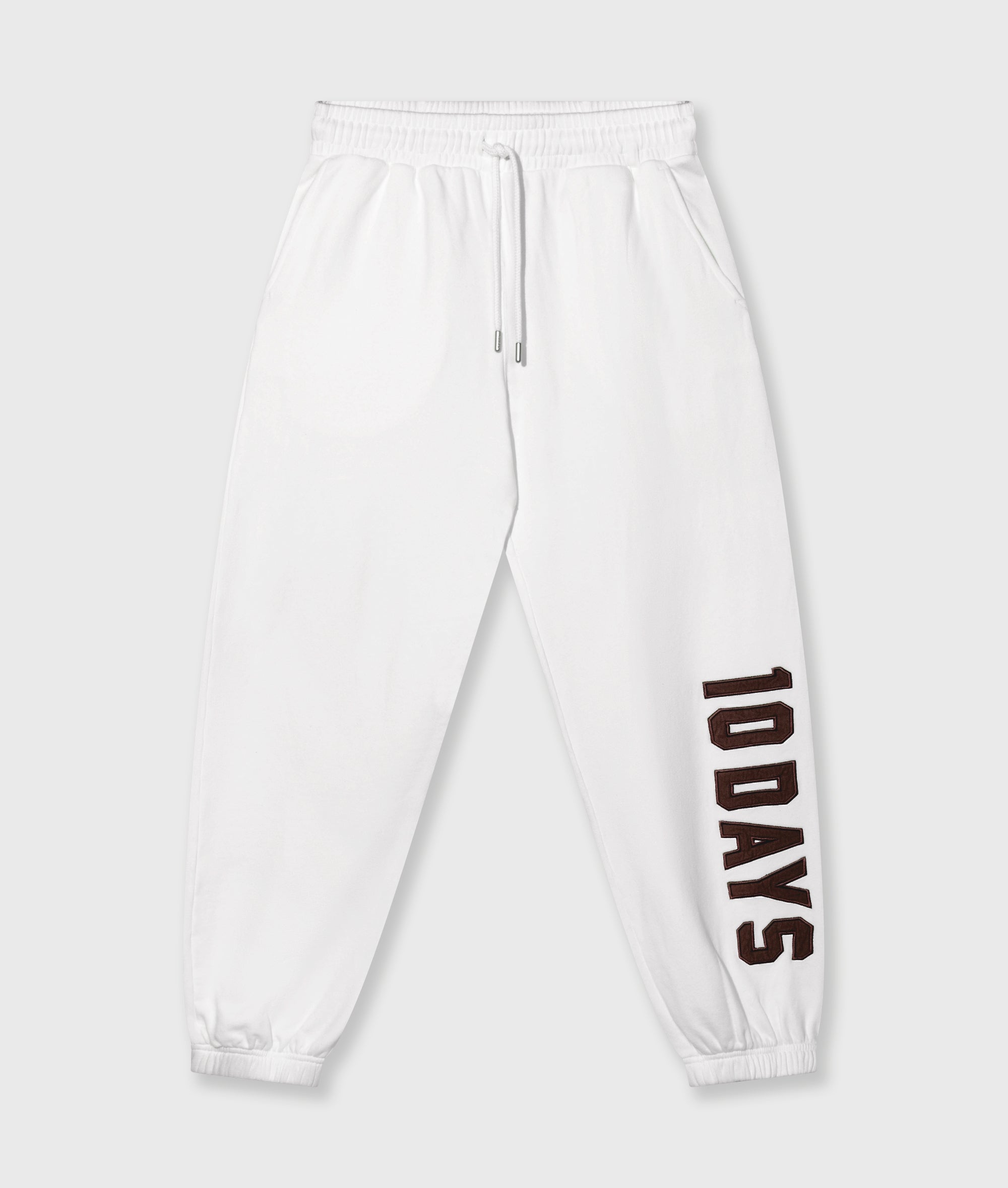 10DAYS Bar Jogger Fleece Ecru
