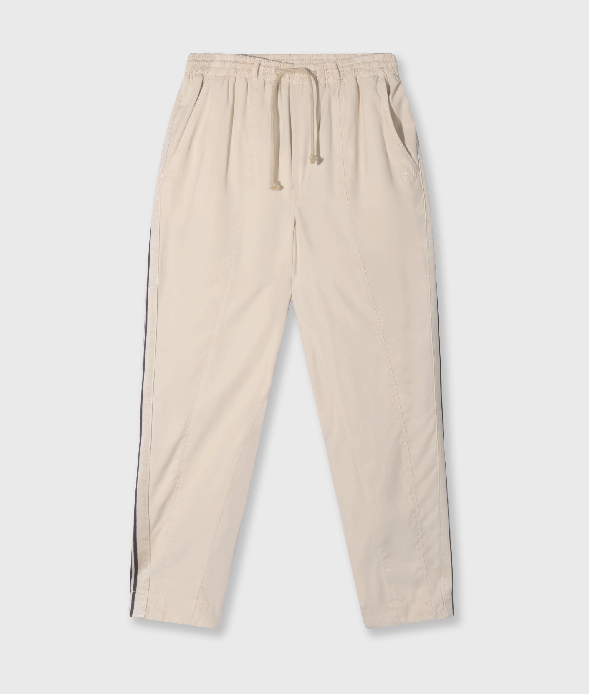 10DAYS Wide Tapered Pants Tencel Light Earth