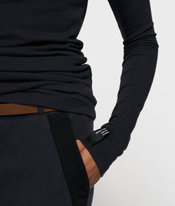 10DAYS Extra Long Sleeve Tee Modal "dark navy"