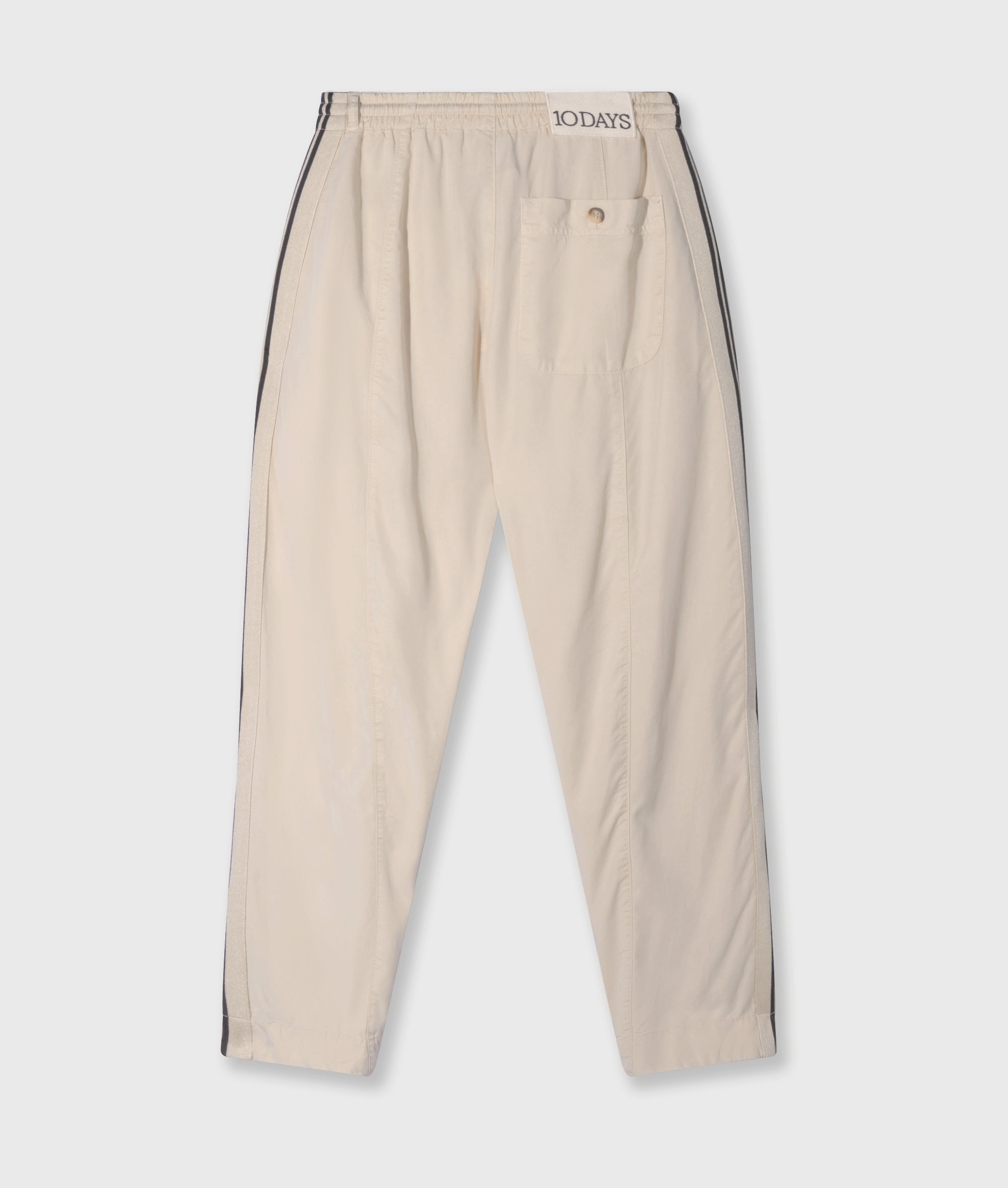 10DAYS Wide Tapered Pants Tencel Light Earth