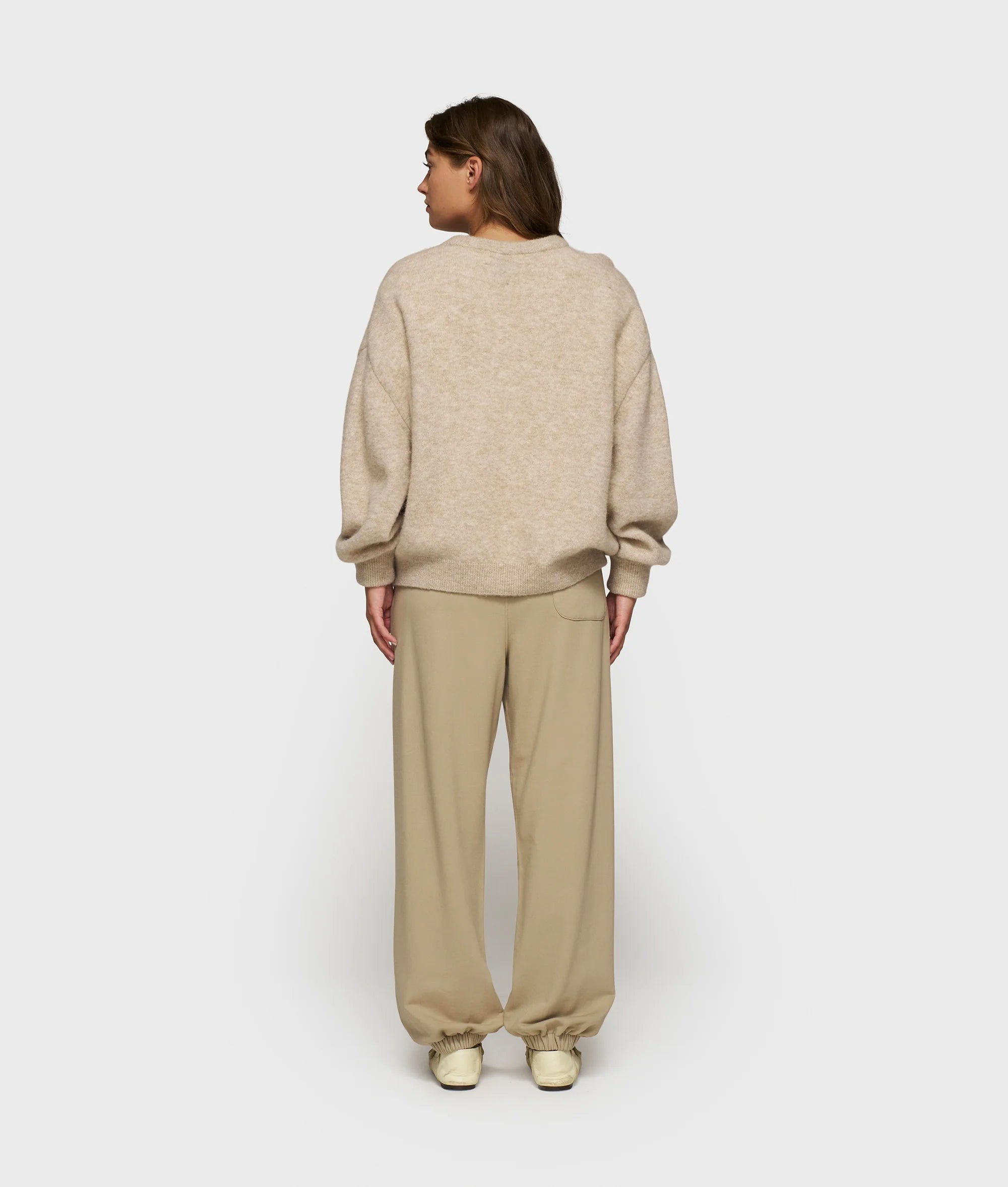 10DAYS Soft Baseball Knit Cardigan Earth