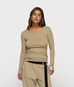 Lade das Bild in den Galerie-Viewer, 10DAYS Extra Long Sleeve Tee Modal &quot;earth&quot;
