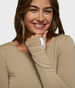 Lade das Bild in den Galerie-Viewer, 10DAYS Extra Long Sleeve Tee Modal &quot;earth&quot;
