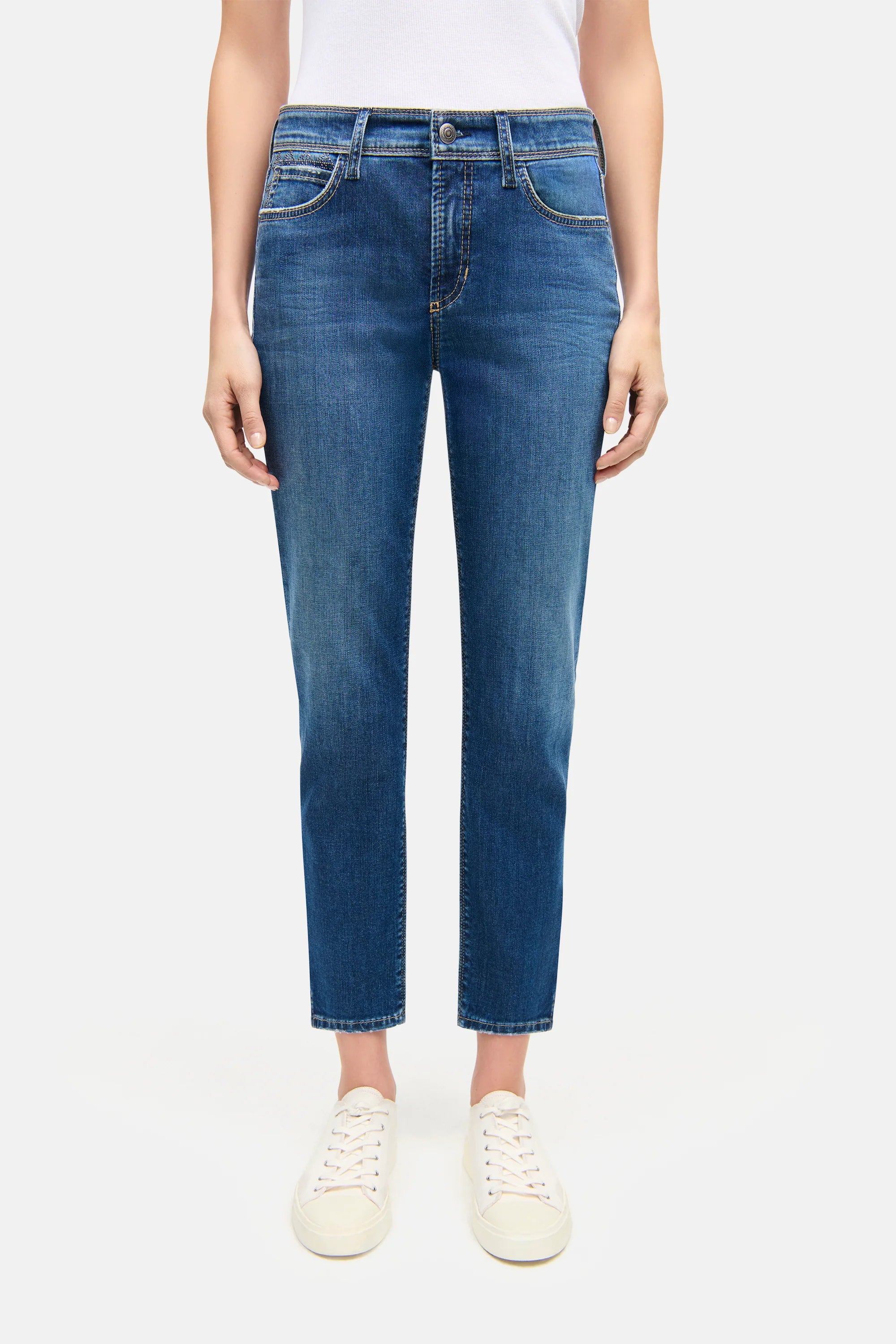 CAMBIO Slim-fit Jeans PIPER SHORT