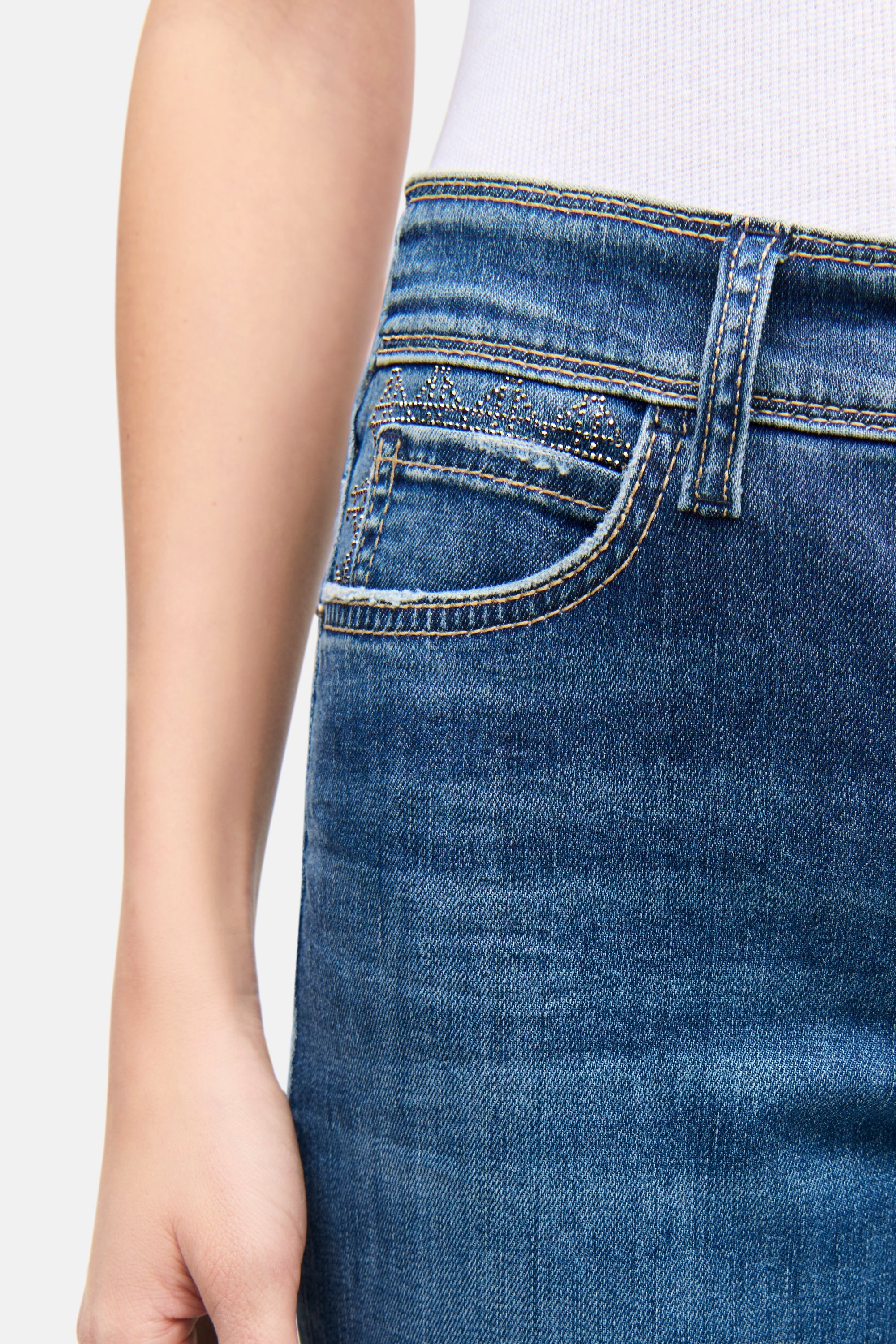 CAMBIO Slim-fit Jeans PIPER SHORT
