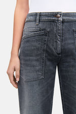 Lade das Bild in den Galerie-Viewer, CAMBIO O-Shaped Cropped Jeans OCEAN
