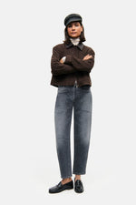 Lade das Bild in den Galerie-Viewer, CAMBIO O-Shaped Cropped Jeans OCEAN
