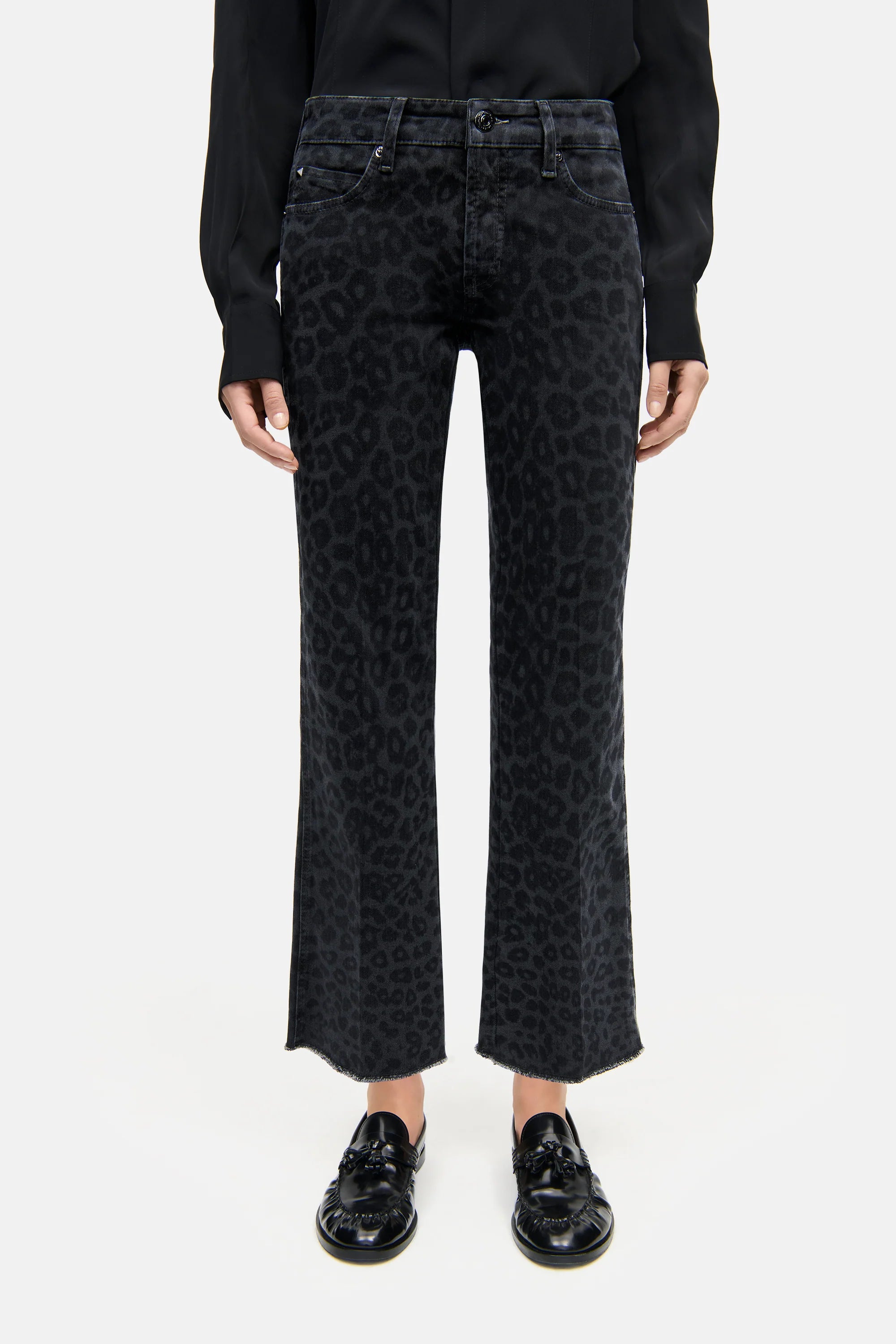 CAMBIO Flared Jeans "Francesca" Leo-Optik