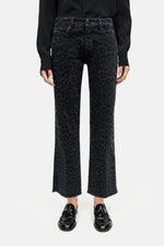 Lade das Bild in den Galerie-Viewer, CAMBIO Flared Jeans &quot;Francesca&quot; Leo-Optik
