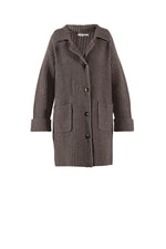 Lade das Bild in den Galerie-Viewer, BLUE Fransine Long Knit Cardigan - Light Chocolate
