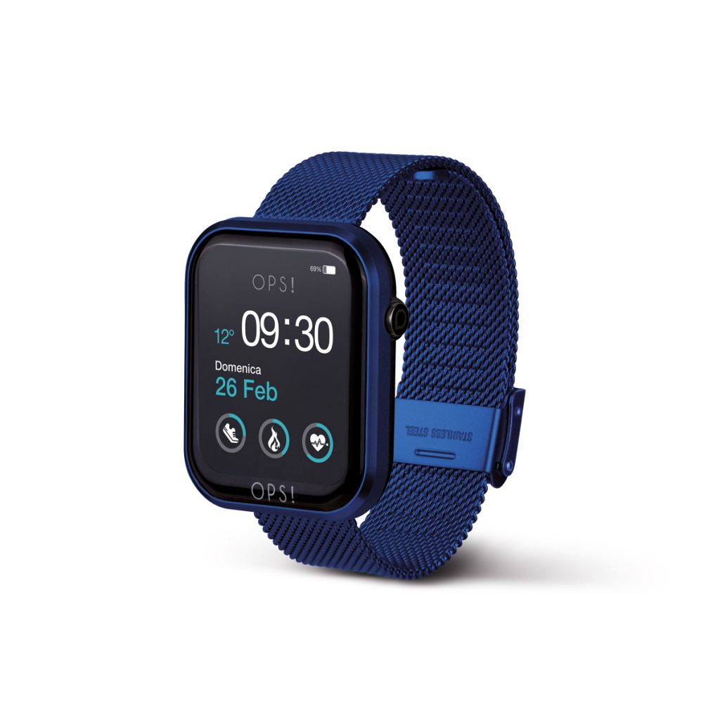 OPS - Smartwatch CALL mit Milan-Mesh-Armband