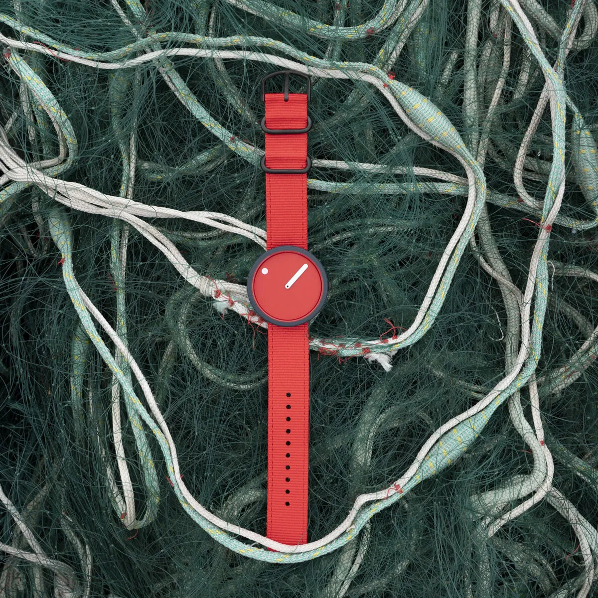 Picto Watch - Ocean Ghost Net - Backbord-Rot