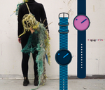 Lade das Bild in den Galerie-Viewer, PICTO - Paradise Green dial / Deep Blue recycled strap
