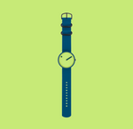 Lade das Bild in den Galerie-Viewer, PICTO - Paradise Green dial / Deep Blue recycled strap
