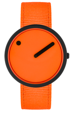 Lade das Bild in den Galerie-Viewer, PICTO - Signal Orange dial / Signal Orange recycled strap
