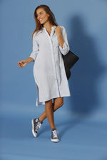 Lade das Bild in den Galerie-Viewer, Blue Sportswear - Madelyn Shirt Dress Shades of Blue
