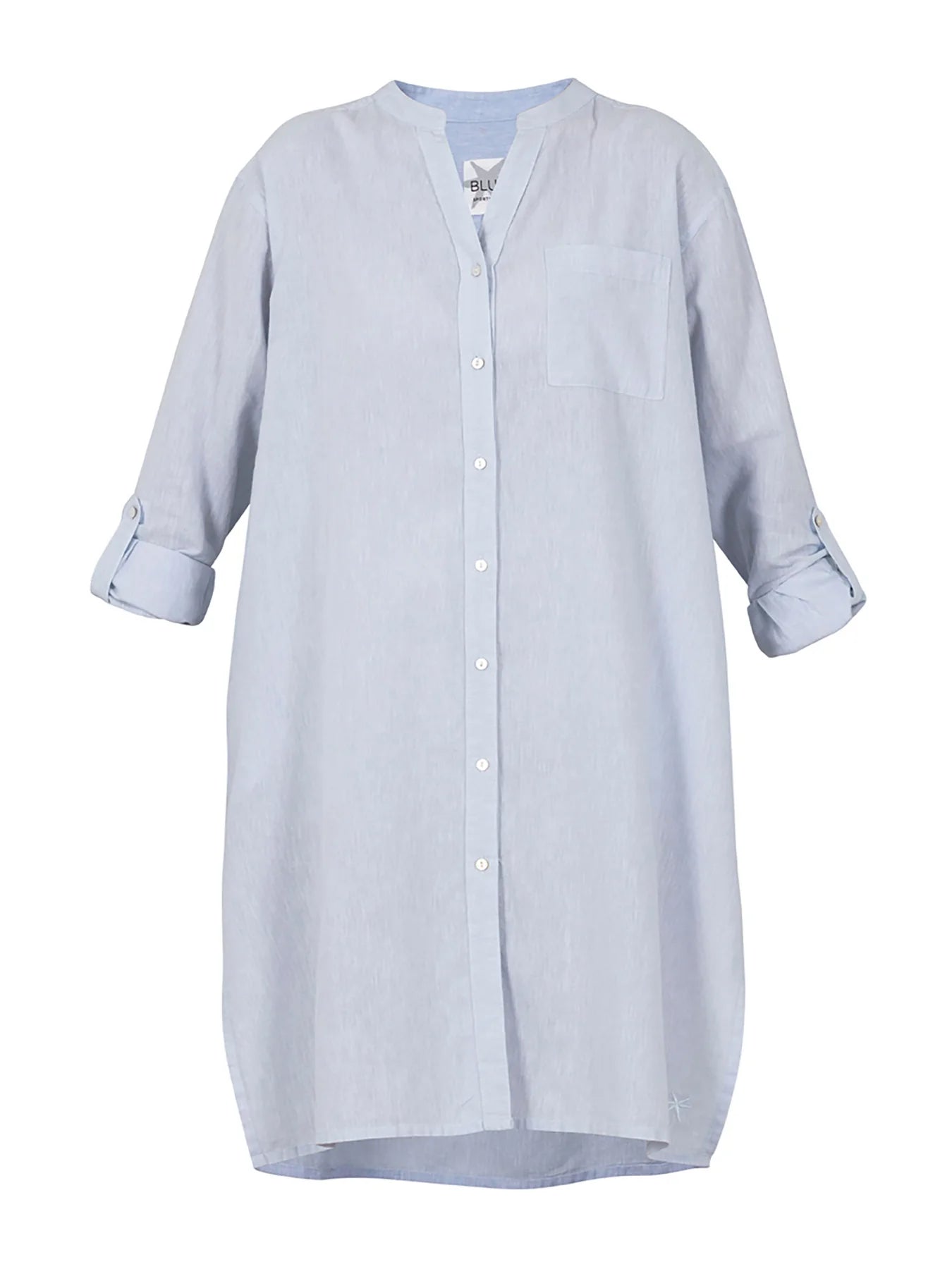 Blue Sportswear - Madelyn Shirt Dress Shades of Blue