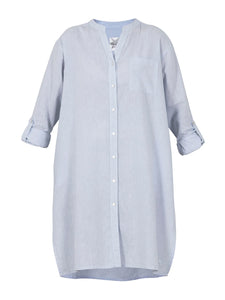 Blue Sportswear - Madelyn Shirt Dress Shades of Blue