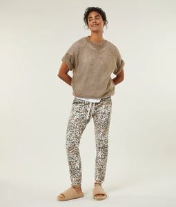 10DAYS - cropped jogger leopard