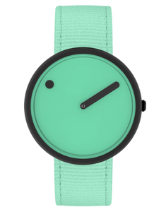 PICTO - Pacific Green dial / Pacific Green recycled strap